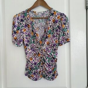 Morgan de Toi Blouse Floral Twist Front